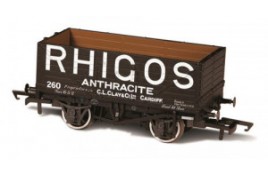 7 Plank Wagon  Rhigos Anthracite Cardiff 260   OO Scale